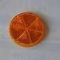 Reflector rond oranje