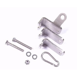 Westfalia Hulpkoppeling RVS kort