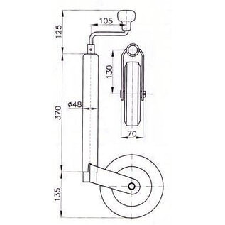 Winterhoff Neuswiel buisdiameter 48 mm