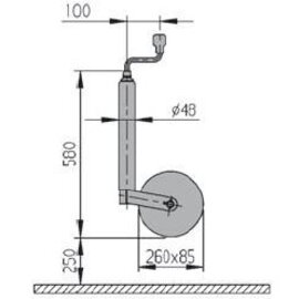 AL-KO Neuswiel plus met luchtband