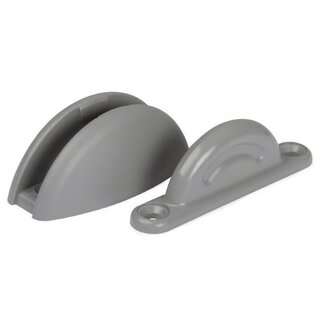 Deurvanger grijs met onderlegplaat 10mm