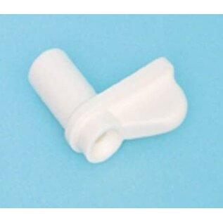 Bladvergrendeling enkel wit á 2 st