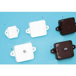 Kast-Toiletdeurslot push-Lock wit