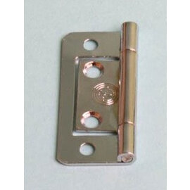 Scharnier vlak 50 mm kleur chroom á 2 st