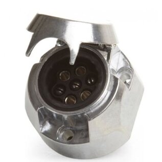 Crusader 7-polige contactdoos metaal