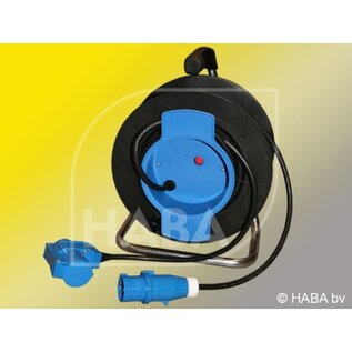 Kabeltrommel met winkelkoppeling