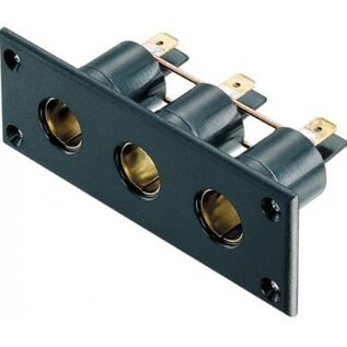 12 v Inbouwkontact 3 voudig