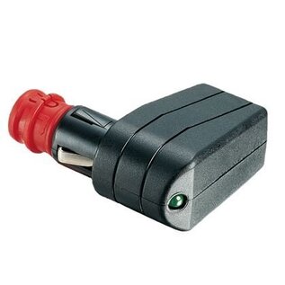 12 v haakse stekker m kontrolelamp