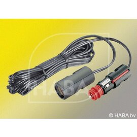 HABA 12v adapterkabel 4 m uni stekker
