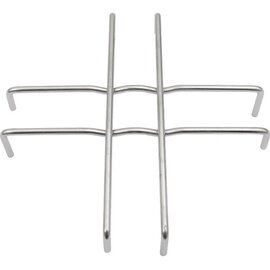 SMEV Vlamrooster fijn staal