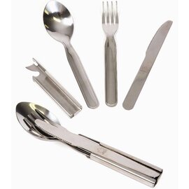 Bo-Trail Bestek 4-dlg/houder/opener rvs