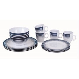 Bo-camp Servies 16-Dlg melamine Navy