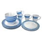Bo-camp Servies 16-dlg melamine blauw