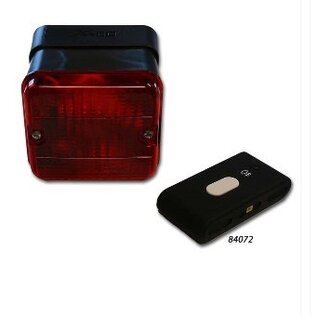 Mistachterlamp met afstands bediening