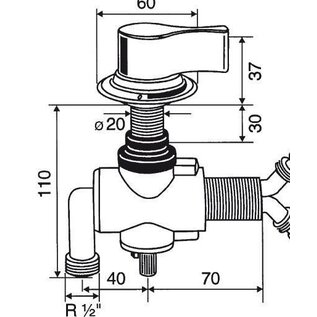 Reich mengkraan onderbouw type 2000 wit