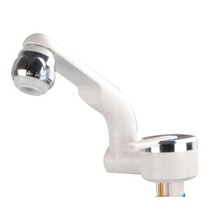 Barwig Mengkraan perfect wit /chroom slangaansluiting