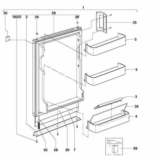 Dometic Deurvak 4, 5, 6, serie