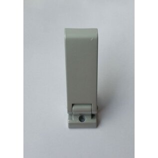 Deurscharnier metaal grijs gelakt