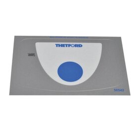 Thetford Sticker v bediening element