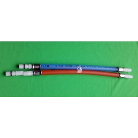Reich Slangaansluiting rood & blauw 25 cm