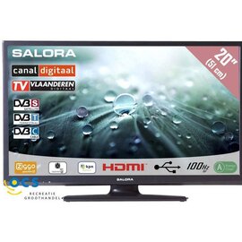 Salora Led TV 22" HD ontvanger DVD