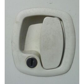 Disselbakslot wit/creme ex cilinder