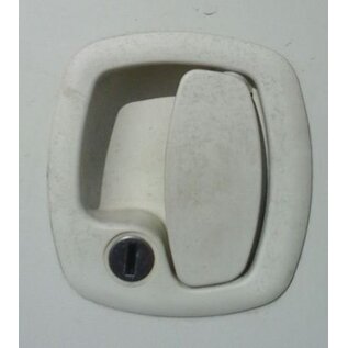 Disselbakslot wit/creme ex cilinder