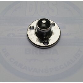 Tafelpoot rozet 19 mm alu