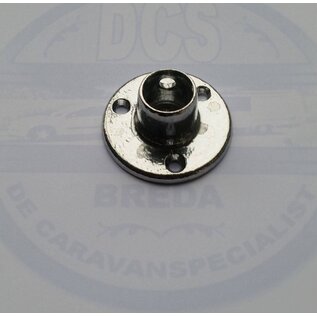 Tafelpoot rozet 19 mm alu