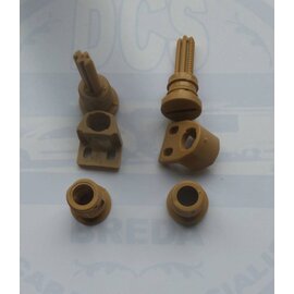 Slotjes kunststof á 2 st