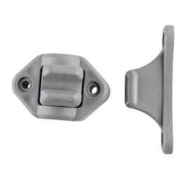 Deurvanger 9 mm onderplaat scharnierend grijs