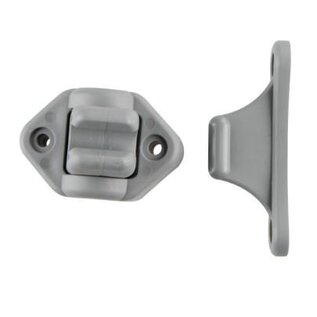 Deurvanger 9 mm onderplaat scharnierend grijs