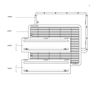 Dometic Inbouw frame L500