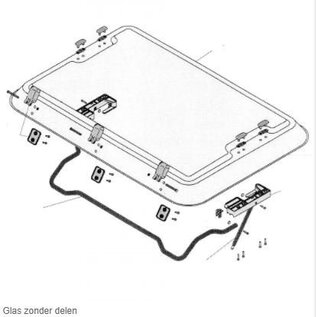 Dometic Glas zonder delen