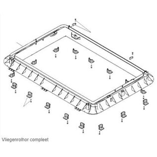 Dometic Vliegenhorrollo compleet