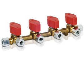 Truma Gasdistributieblok 4-weg 8 mm