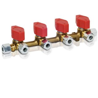 Truma Gasdistributieblok 4-weg 8mm