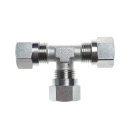 GOK Knelkoppeling verloop T-stuk 10 x 8 x 10 mm staal