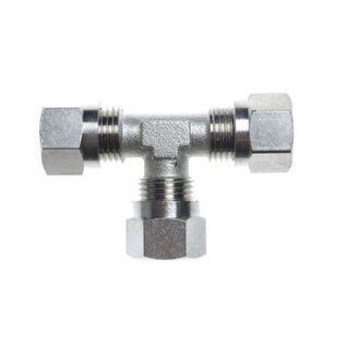 GOK Knelkoppeling verloop T-stuk 10 x 8 x 10 mm staal