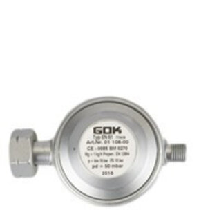 GOK Gasdrukregelaar Universeel 1/4 Links