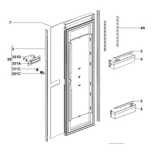 Dometic Deurvergrendeling 9xx serie