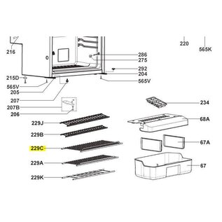 Dometic Koelkastrooster RM/S 855x  serie