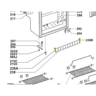 Dometic Rooster voor vervanging van groenten bak