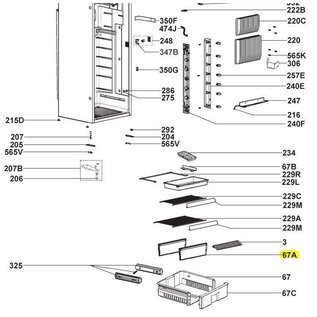 Dometic Deler vershoudlade 9xx serie