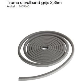 Truma Uitvulband grijs 2,36m