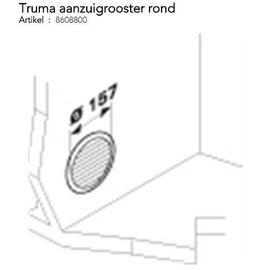 Truma Aanzuigrooster rond
