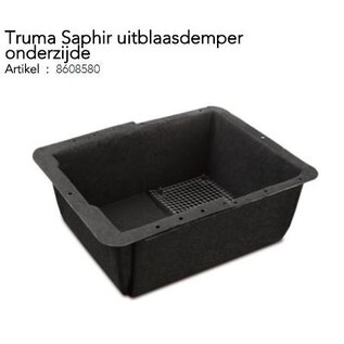 Truma Saphir uitblaasdemper onderzijde