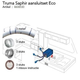 Truma Saphir aansluitset Eco