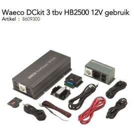 Dometic Waeco DCkit 3 tbv HB2500 12V gebruik