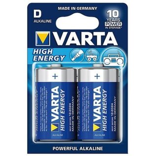 Varta Batterijen Monocel D - High Energy Alkaline 2 Stuks